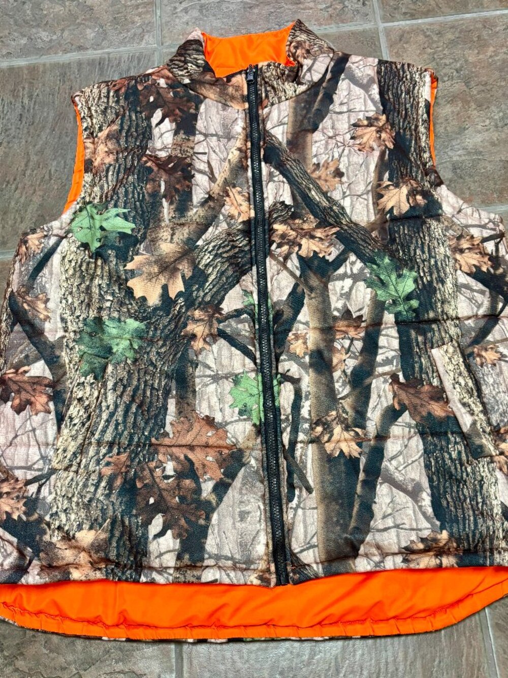 ~~Reversible INSULATED Camouflage/Blaze Orange TOTES XL Hunting Vest
